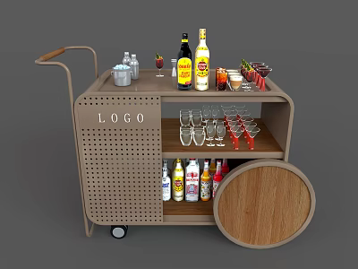 Modern food delivery car food delivery car version 3d model