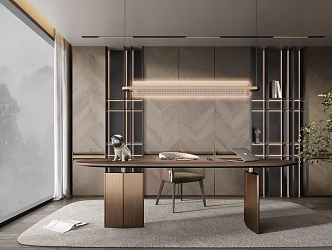 Modern Minotti Study 3d model