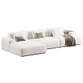 Modern Other Luzaro Reni Sofa Fabric Velvet 3d model