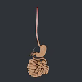 Group Of People Studying 3D Anatomical Models Of Human Organs Including Lungs Liver And Intestines
