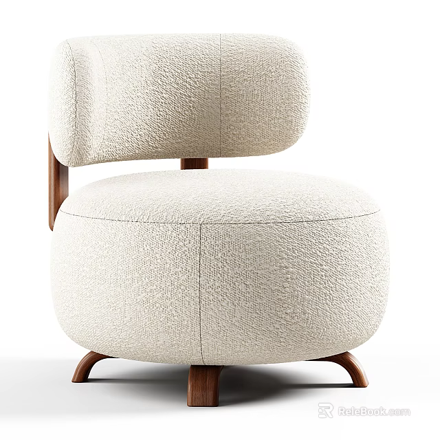 Comfortable Modern Sofa and Coffee Table Set With Soft Linen Fabric And Sturdy Wooden Legs 3d model 