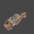 Weapon Monster Truck 3d model