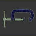Fixer Angle Fixer Glass Right Angle Fixer Clip Metal Clip Office Clip Metal Clip 3d model
