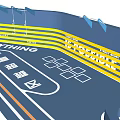 Designed Road Infrastructure With Bicycle Lanes Pedestrian Paths Start Markers And Wayfinding Signs
