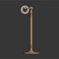 Sturdy Metal Toilet Paper Holder Stand with Roll for Bathroom Use