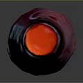 Mirinda Red Fruit Flavored Soda Bottle Featuring Orange Cap And Label