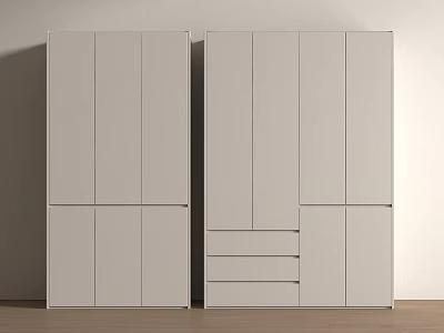Modern Simple Wardrobe Modern Free Wardrobe 3d model