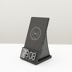 Modern audio boiling spark charging audio 3d model