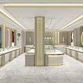 China Gold Modern Jewelry Store Exterior With Glass Display Windows And Elegant Lighting