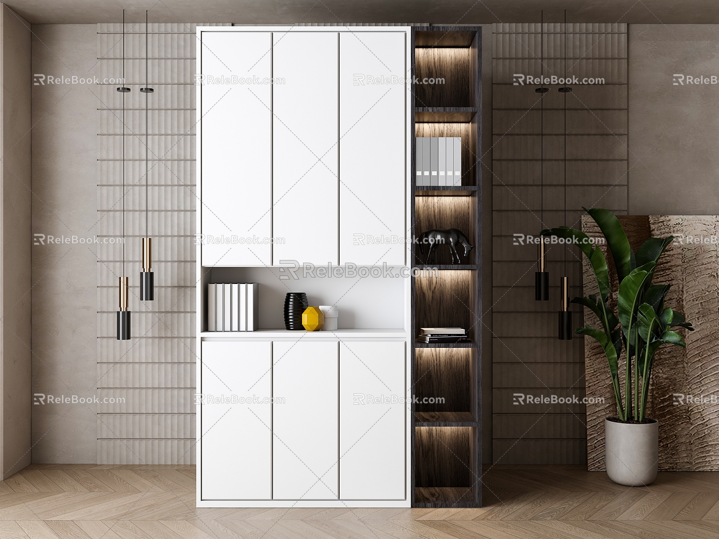 Home cabinet 3d model