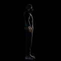 Game Figure Male Man Cyberpunk Hacker Cyberpunk Hacker Masked Man Masked Hacker 3d model