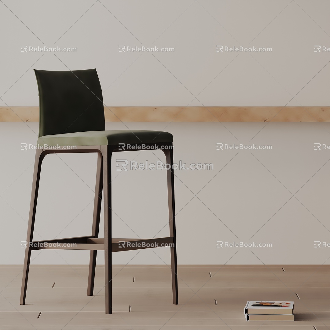 Modern Bar Chair 3d model