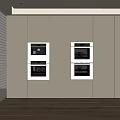 Modern Built in Kitchen Appliances Ovens And Microwaves In Light Colored Cabinets Design
