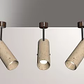 Modern Ceiling Downlights And Spotlights With Cylindrical Design Warm Light And Wooden Base