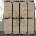 Silent screen partition 3d model