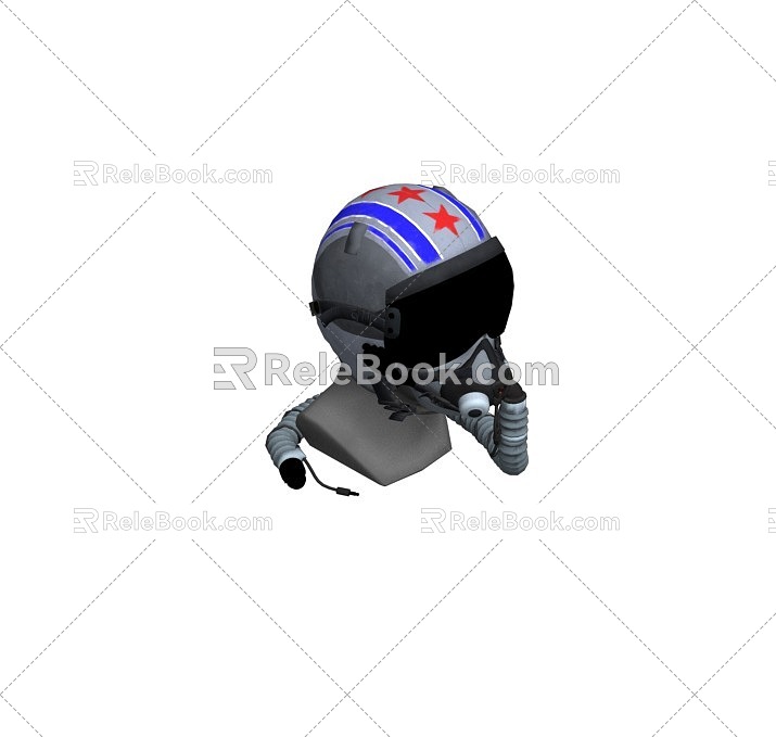 Pilot's Helmet 3d model