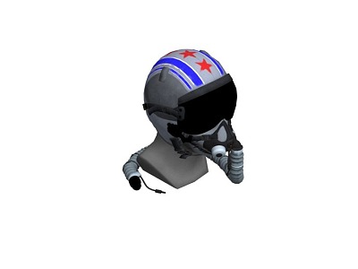 Pilot's Helmet 3d model