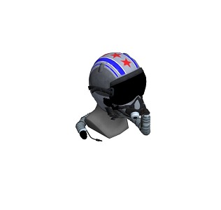 Pilot's Helmet 3d model