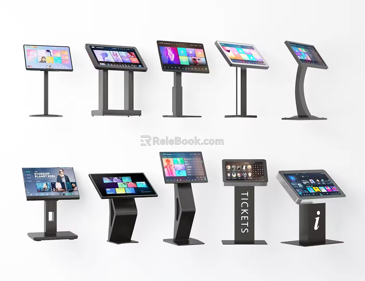 Song machine KTV machine screen song screen 3d model