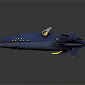 Modern Spaceship Spacecraft 3d model