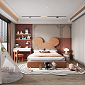 Modern Children's Room Girls Children's Room 3d model