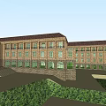 Circular Building Interior Featuring Arched Doorways Stone Tile Floor Arranged Wooden Barrels And Circular Balcony