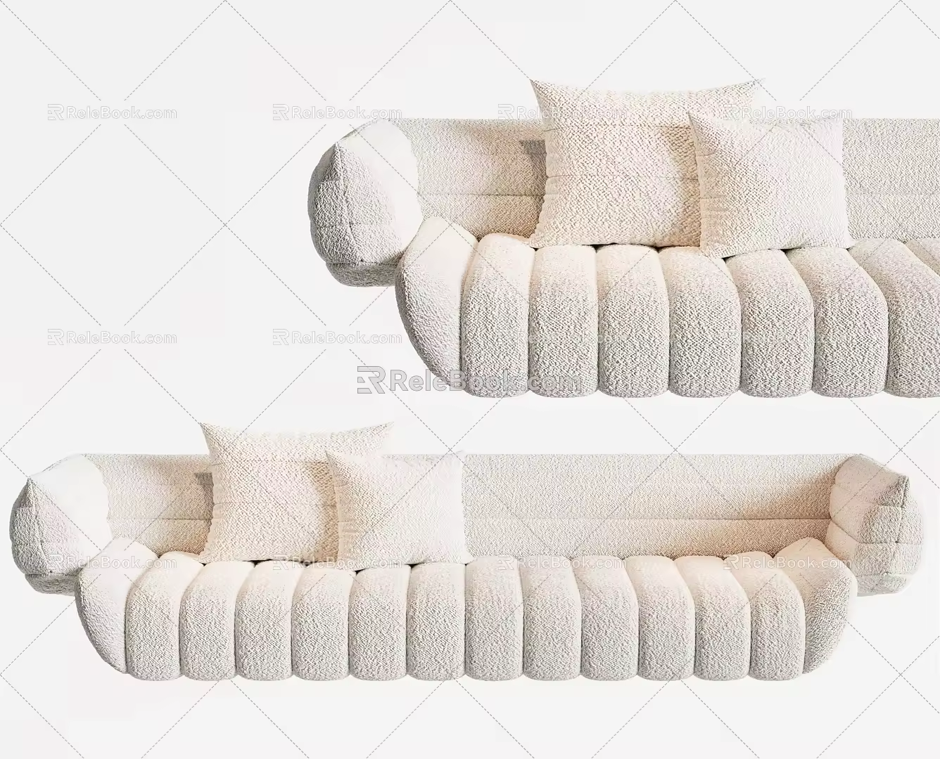 Modern Multiplayer Sofa Sofa 3d model
