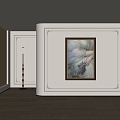 American decorative painting 3d model