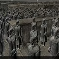 Breathtaking Historical Terracotta Army Scenery Inside The Spacious Chinese Archaeological Excavation Exhibition Hall