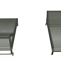 Modern Outdoor Lounge Chair With Metal Frame Mesh Seat And Adjustable Back