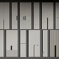 White Cabinet Door Panels With Various Textures And Design Styles
