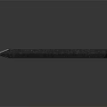 Modern Tactical Axe With Black Hollow Handle And Sharp Metal Blade
