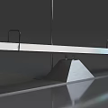 Balance Scale Featuring Triangular Base Black Hooks Springs And Reflective Surface 3d model