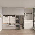 Modern Open Kitchen Interior Design With Island Counter And Bright Lighting