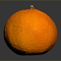 orange orange orange fruit mandarin citrus items 3d model