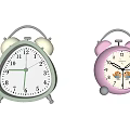 Alarm clock decorative ornaments clock 3d model
