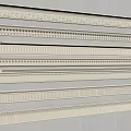 Modern line gypsum line ceiling gypsum line 3d model