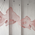 Modern Chandelier Goldfish Chandelier 3d model