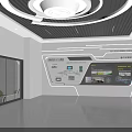 Modern Sleek Tech Style Public Office Area Exterior Design For Benchmark Intelligent Smart Factory