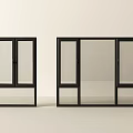 Modern Casement Windows With Black Frames Clear Glass And Sleek Design