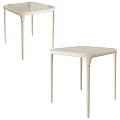 Modern Minimalist Coffee Table With Sleek White Design And Thin Support Legs 3d model