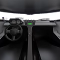 Mercedes Benz Futuristic Concept Car With Sleek Body And Unique Wheels