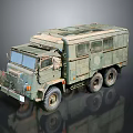 Military 6x6 Utility Vehicle With Rugged Exterior And Off Road Performance
