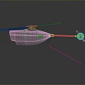 Modern Metallic Solar Powered Aerial Vehicle With Streamlined Body And Propeller