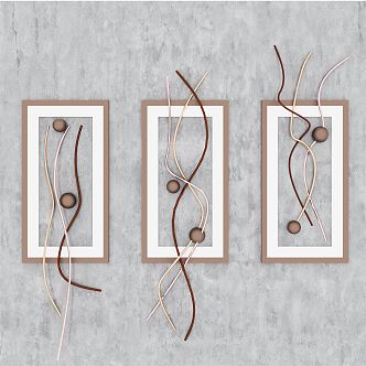 Modern Wall Decoration 3d model