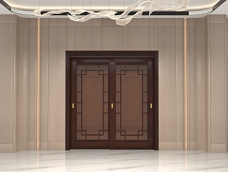 Interior Door Sliding Door Sliding Door Galley Sliding Door 3d model