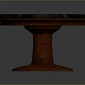 Oval Game Table With Green Felt Surface Wooden Legs And Yellow Dots