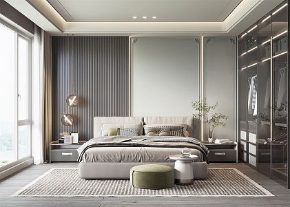 Modern Bedroom 3d model