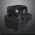 Tactical Weapon Sight with Adjustable Knobs and Durable Modern Design for Firearms