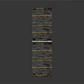 Gray And Yellow Parking Lot Structure With White Elongated Object And Dividing Lines
